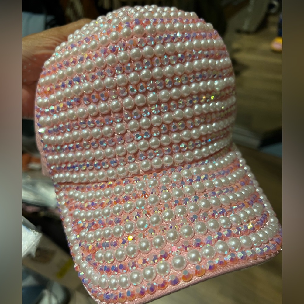 Brand new fashion nova rinstone hat